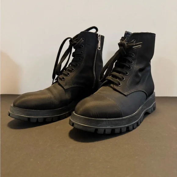 Prada Black Combat Boots - Picture 3 of 7